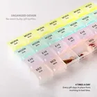 Pallavi Trading Plastic 28 Days 4 Weeks For 7 Days Medicine Planner Pill Organizer Medicine Box, Multicolour
