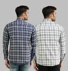 Cotton Blend Printed Shirt for Men, Multicolor, Pack of 2 