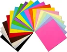 Oddy Origami Paper Pack of 80 Sheets (40 sheets X 2) Fluorescent Color Both Side Coloured For Origami, Scrapbooking, Project Work