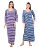 Woolen Hosiery Nighty for Women 