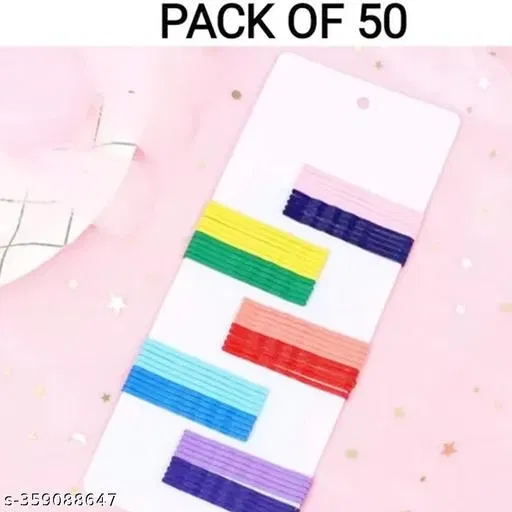 Designer Hair Pins for Women (Multicolor, Pack of 3)