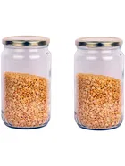 Glass Airtight Kitchen Storage Jars with Lid 