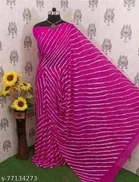 Georgette Abstract Saree for Women 