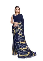Georgette Printed Saree for Women 