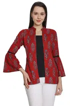 Cotton Printed Top for Women 