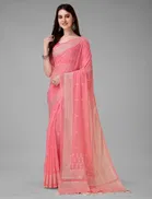 Silk Embellished Saree for Women 