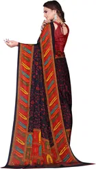 Chiffon Printed Saree for Women 