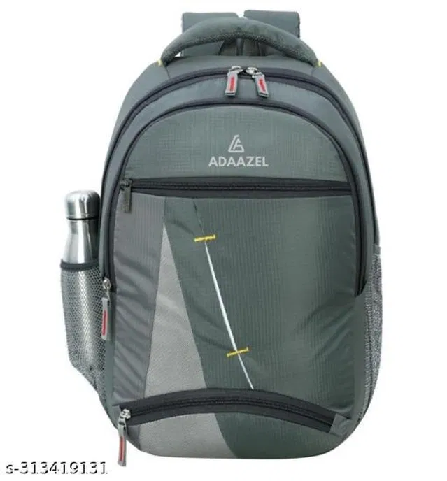 Polyester Backpack for Kids (Grey)