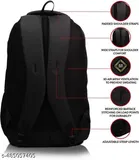 Polyester Backpack for Men & Women, Black