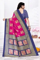 Cotton Silk Abstract Saree for Women 