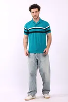 Striped Polo T-Shirt for Men 