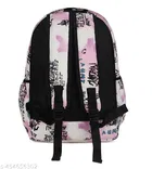 Fabric Backpack Bag, White
