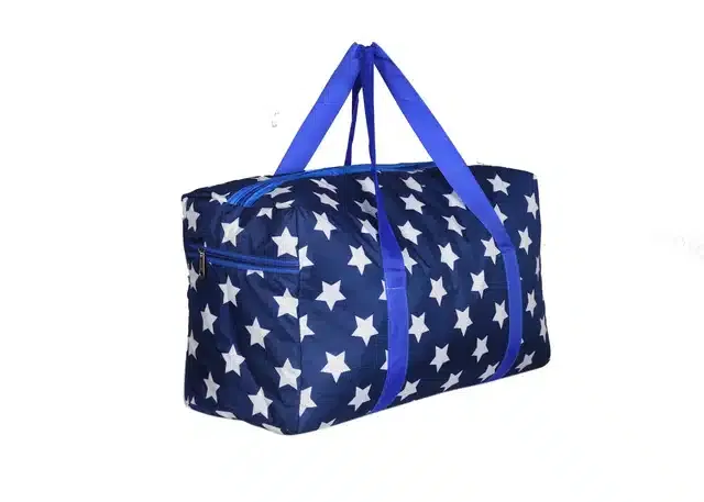 Canvas Hand Carry Bag (Blue)