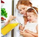 Afast Premium 1000 ml Glass jug Pitcher with lid iced Tea Pitcher Water jug hot Cold Water ice Tea, Milk & Juice Beverage Carafes 1 LTR -Pack of 1