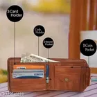 PU Solid Wallet for Men, Black & Brown