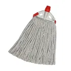 DASH Clip Mop Premium , Cotton -250 grm ,7 inch Clip semi virgin ,4feet iron Road