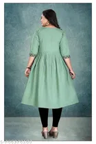 Stripe Cotton Kurti for Women 
