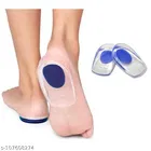Soft Silicone Gel Heel Support Patches for Pain Relief (Blue, Set of 1)