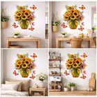 Fancy 3D Floral Wall Sticker 