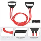 Stretchable Resistance Tube for Toning Chest Muscles 