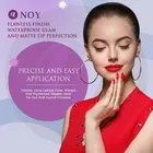 NOY Stay Chic Pure Matte Liquid Lipstick, Peach, Cherry Pink, Red, Magenta, 16 ml [Pack of 4]