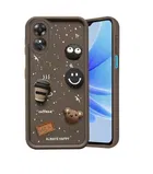 Rubber Mobile Back Cover for Oppo Cph2471 / Oppo_ A17K 