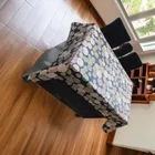 Polyester Table Cover (Blue, 54x40 Inch)