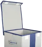 Canvas Laundry Basket,Multicolor,  