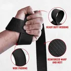 AJRO DEAL WEIGHT LIFTING STRAP -BLACK Wrist Bands Gym for Men Hand Band Wrist Support 