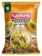 राजधानी बेसन 1 kg + फ्री कनक सूजी 500 g