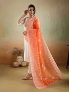 Rayon Printed Kurta with Pant & Dupatta for Women 