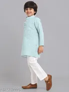 Cotton Blend Kurta with Pyjamas for Boys 