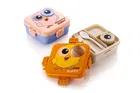 3-Compartment Bento Plastic Lunch Box 