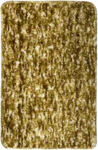 Polyester Textured Doormat, Yellow 