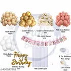 46 Pcs Birthday Decoration Kit for Girls, Multicolour, Set of 1