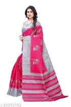 Art Silk Printed Saree for Women 