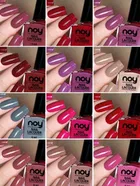 NOY Quick Dry Long Lasting Nail Polish, No-06 Violet,Brown,Nude,Light Grey,Pink,Dark Wine,Nude,Orange,Pink,Red,Carrot Pink, Pack of 12