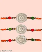 Handmade Designer Rakhi with Roli Chawal 