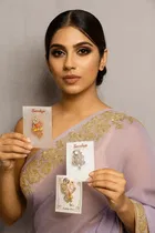 Metal Saree Pin for Women, Multicolor, Pack of 3