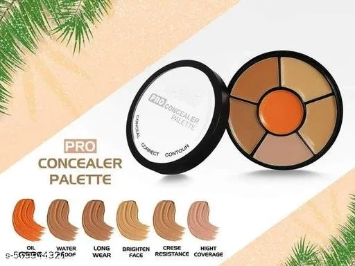 6-in-1 Colors Corrector Palette, Multicolor