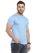 Round Neck Half Sleeves T-shirt for Men 