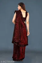 Lycra Sequence Saree for Women 