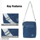 Polyester Cross Body Bag for Men, Blue