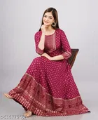 Rayon Kurti for Women, Pink 