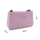 Plastic Solid Sling Bag for Women