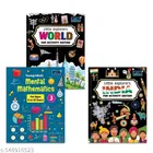 Little Explorers INDIA & WORLD Activity Editions with Stickers + Young Mind Mental Mathematics Part 3 