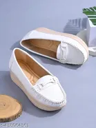 Shoetopia Solid Loafers for Women 