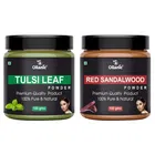 Natural Tulsi & Red Sandalwood Powder for Skin & Hair 