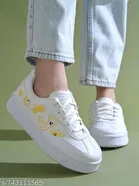 Shoetopia Girls Sneakers White 