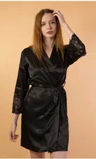 Satin Solid Babydoll for Women 